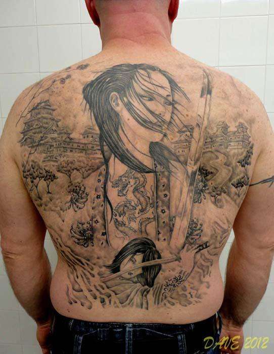 Japanese Back Piece tattoo