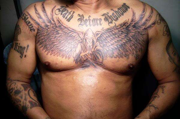 Maino's Wings! tattoo