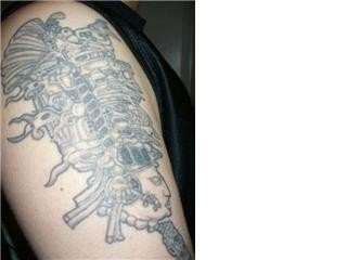 Mayan God tattoo