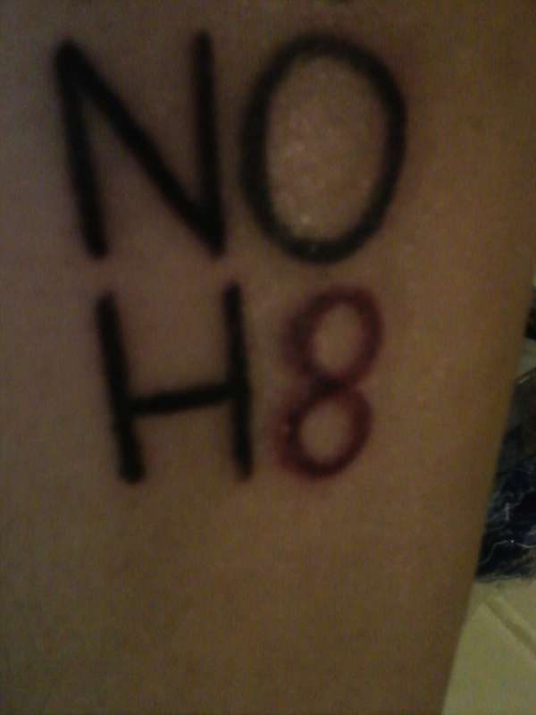 NOH8 tattoo