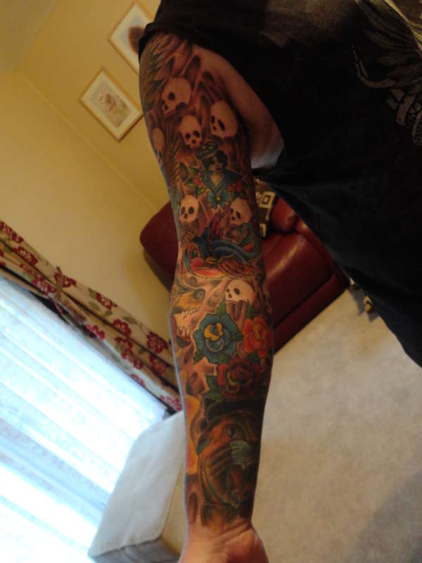 Old School Sleeve tattoo