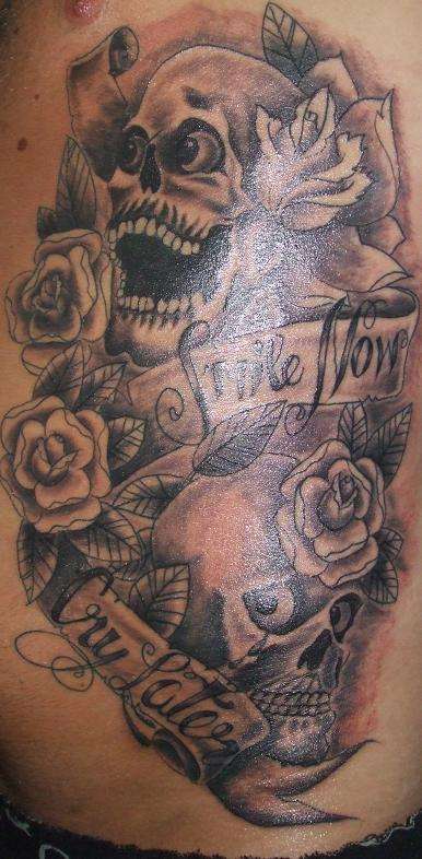 Smile Now Cry Later tattoo