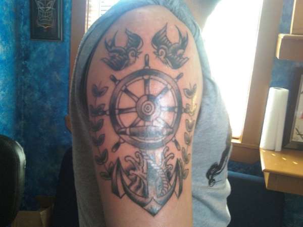 Sea service tattoo