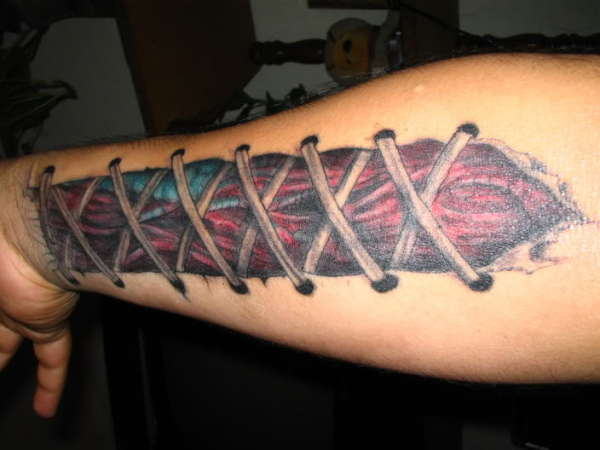 Tattoo arm piece in progress tattoo