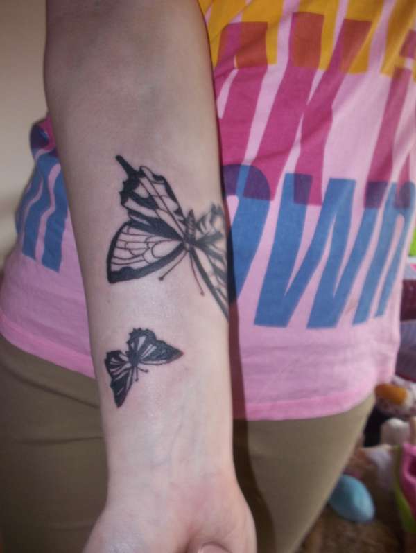 butterflies tattoo