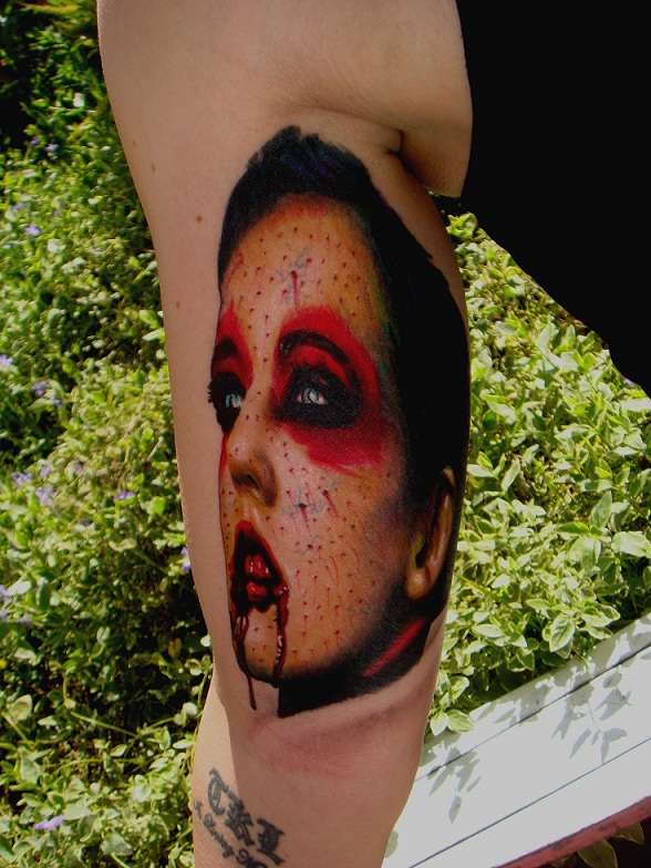 crazy zombie tattoo tattoo