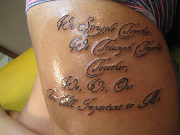 font tattoo