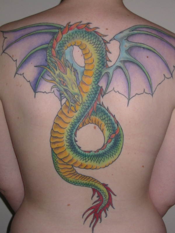 Dragon- my first tattoo tattoo