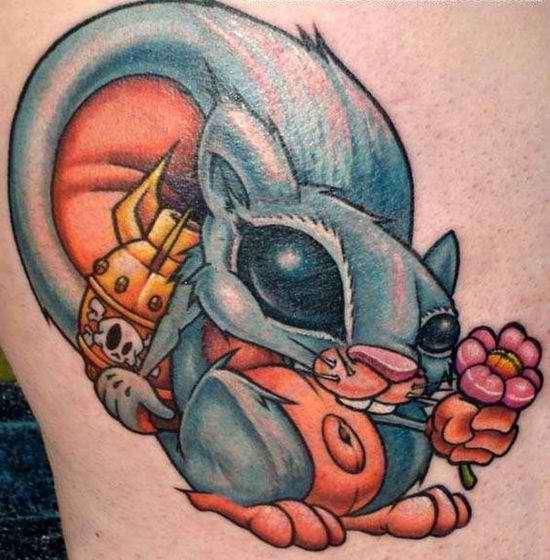 previous best squirrel bomber tattoo on google tattoo