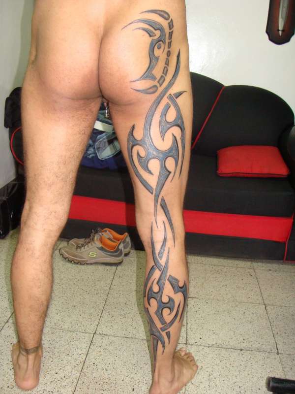 in leg tattoo in leg tattoo