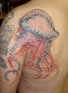 Best Jelly Fish Tattoo on Google trickstattoo duplicating tattoo
