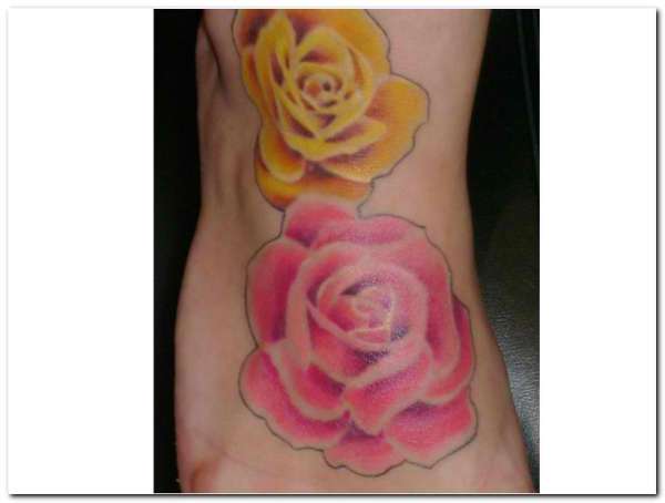 Best Rose Tattoo Google, new school, trickstattoo is duplicating tattoo
