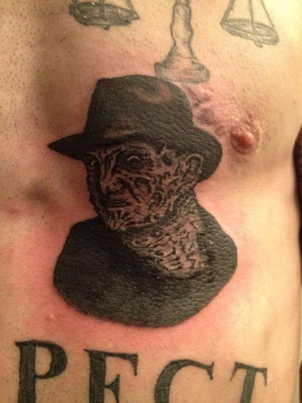 Freddy Krueger tattoo