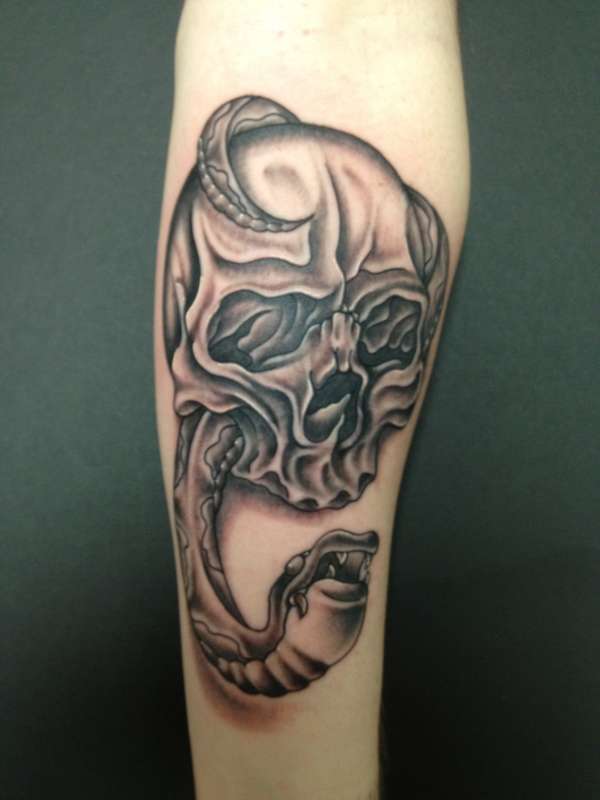 Custom Deatheater tattoo