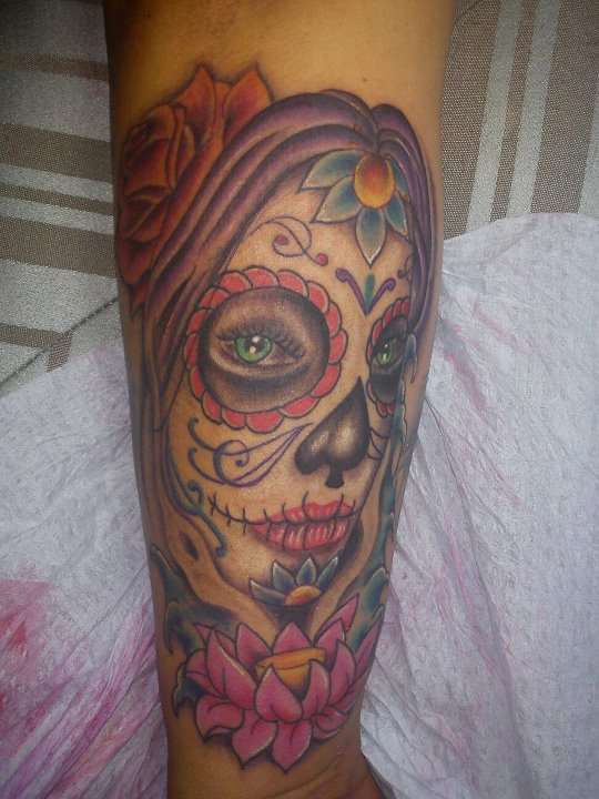 Day of the dead tattoo