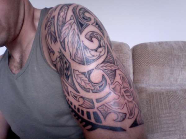Half sleave tattoo