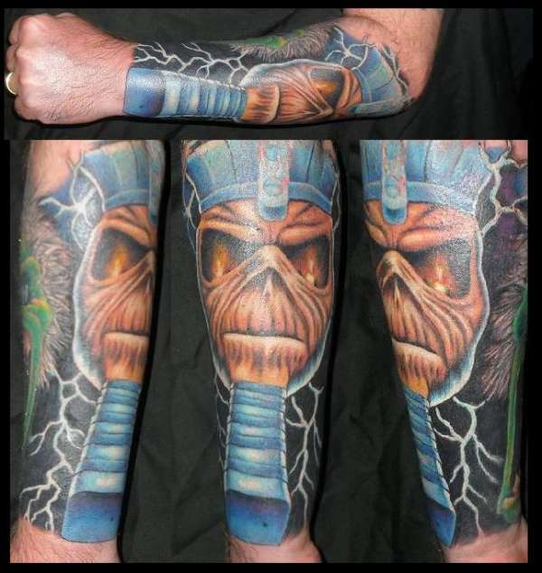 Iron Maiden - Powerslave tattoo
