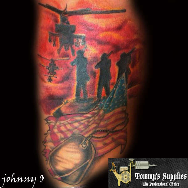 MILITARY tattoo