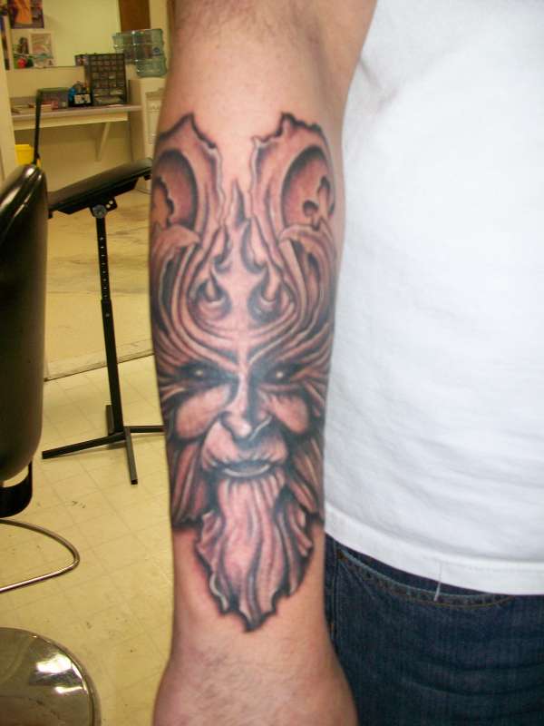 My Compa's arm tattoo