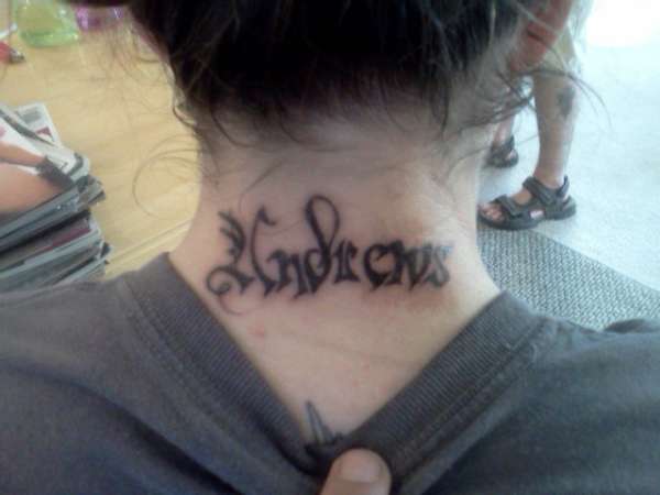 Name Tattoo tattoo