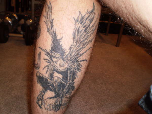 Ryuk from Death Note tattoo