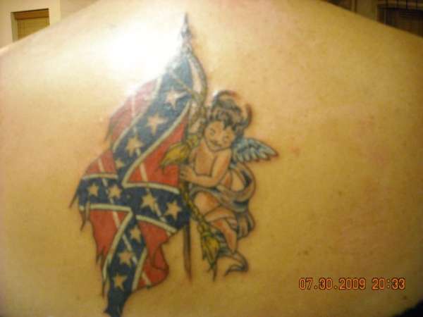 Southern angel tattoo