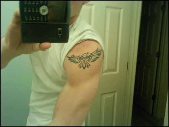 Tribal Eagle tattoo