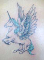 Unicorn tattoo