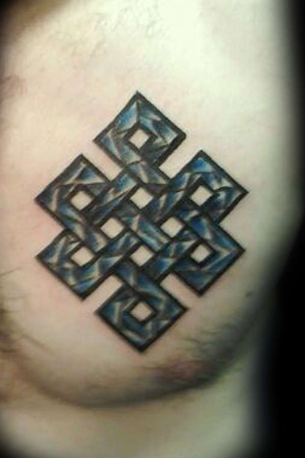 budist eternity knot tattoo