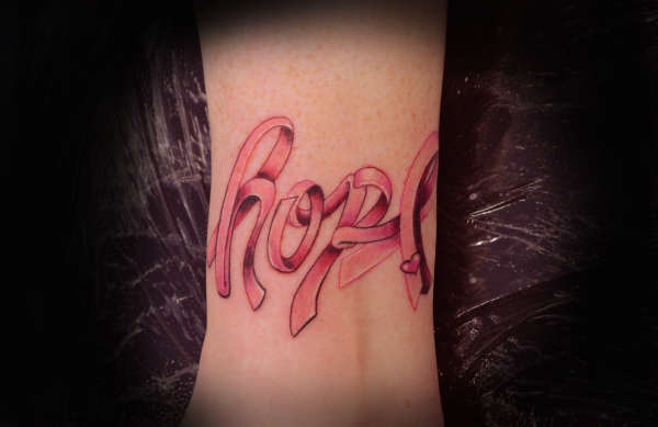 cancer hope tattoo
