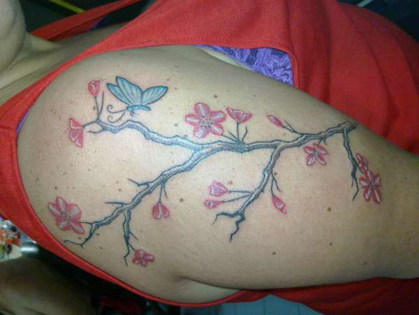 cherry bloosom tattoo