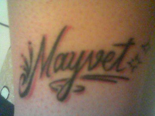 mah name tattoo