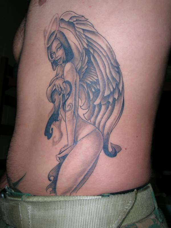 naughty angle tattoo