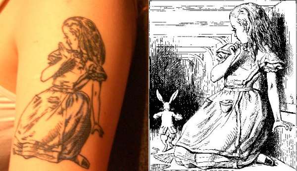 Alice tattoo