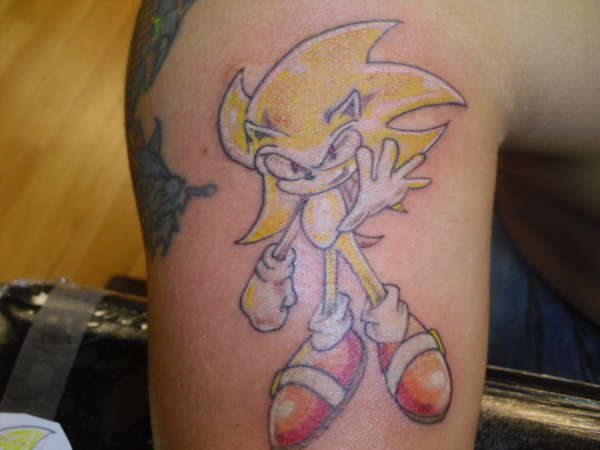 sonic tattoo