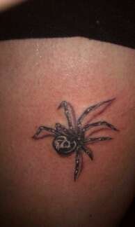 3d spider tattoo