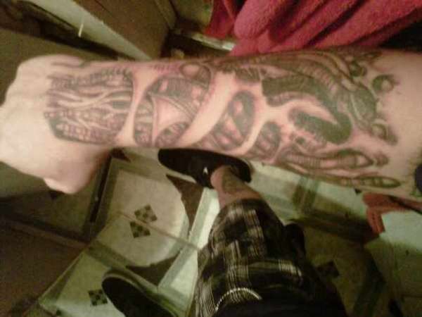 Biomech tattoo