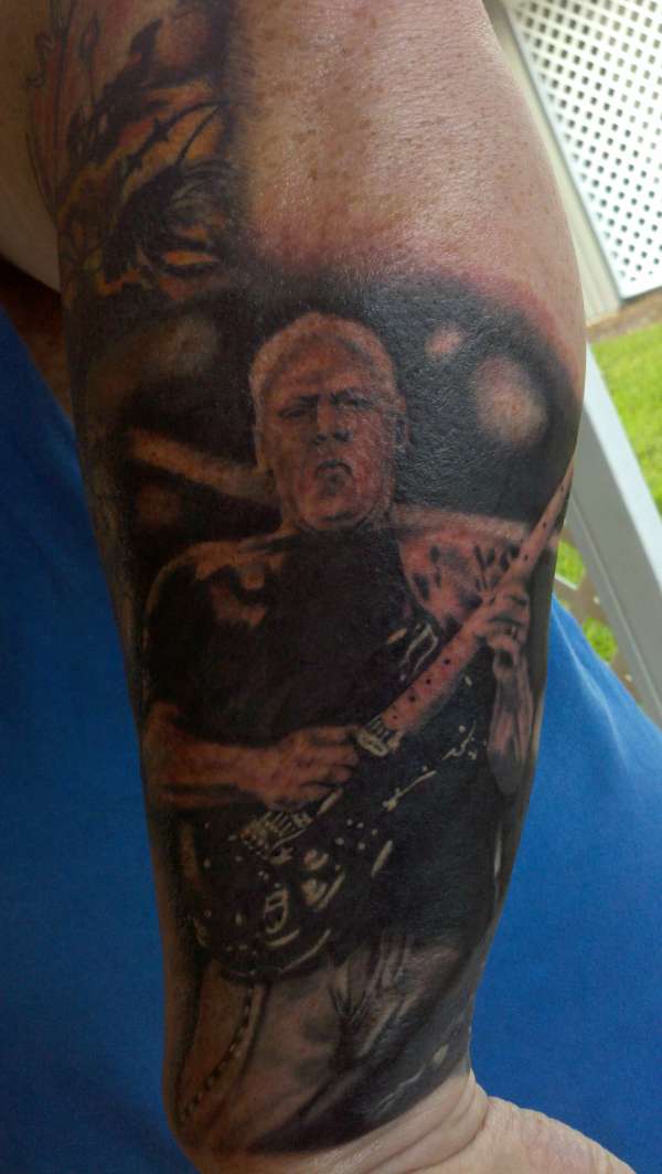 David Gilmour Pink Floyd Sleeve tattoo