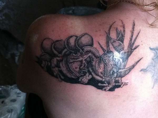 Frogs tattoo