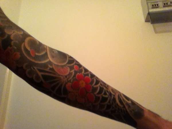 Koi sleeve tattoo