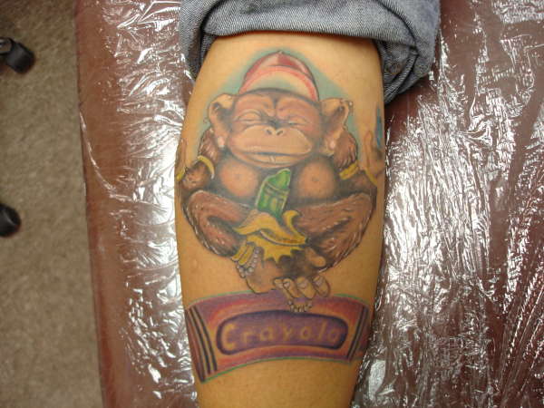 Monkey tattoo