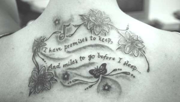 Robert Frost tattoo tattoo
