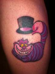 alice's cat tattoo
