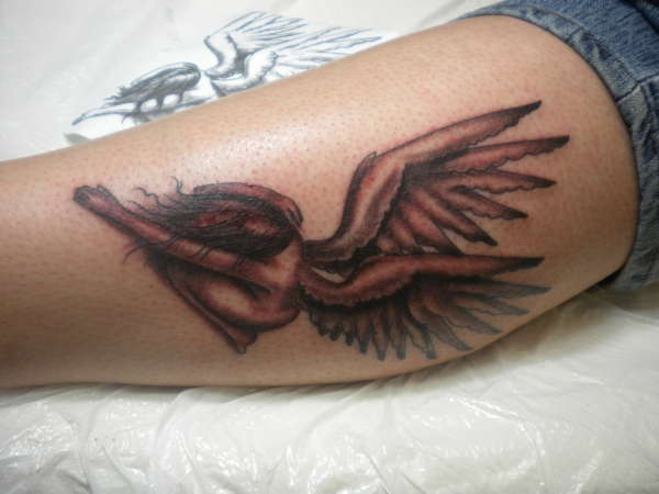 angel tattoo