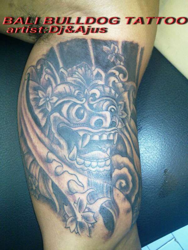 barong mask tattoo