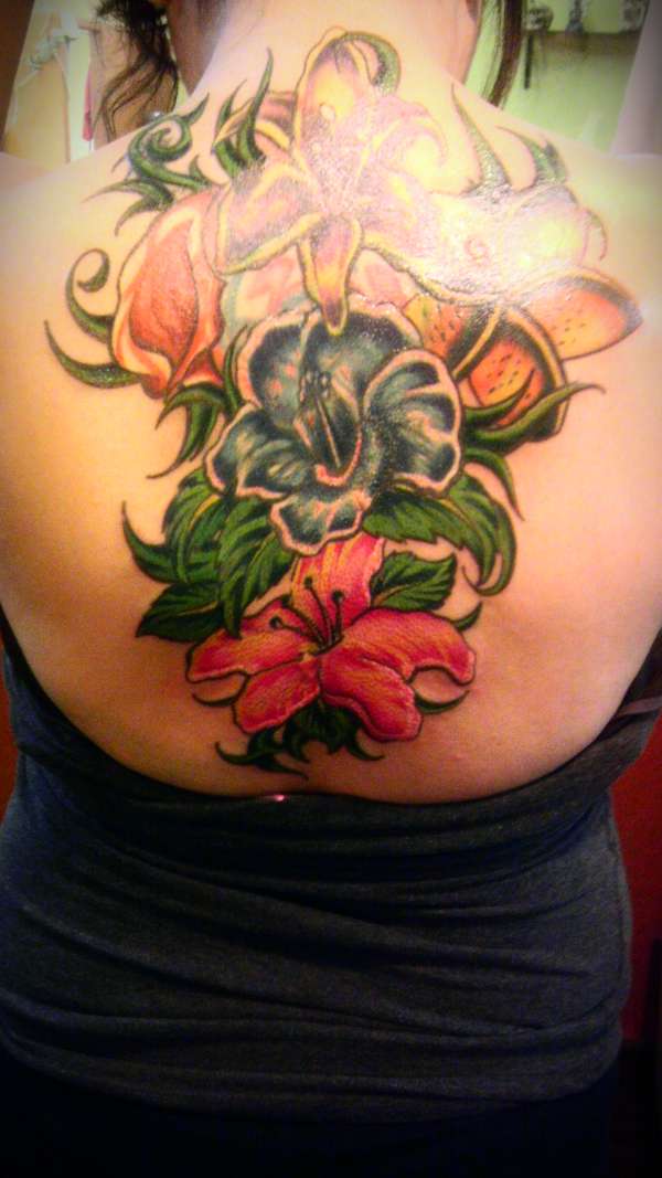flowers tattoo