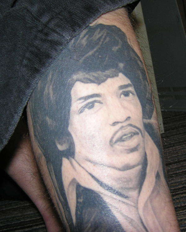Young Hendrix tattoo