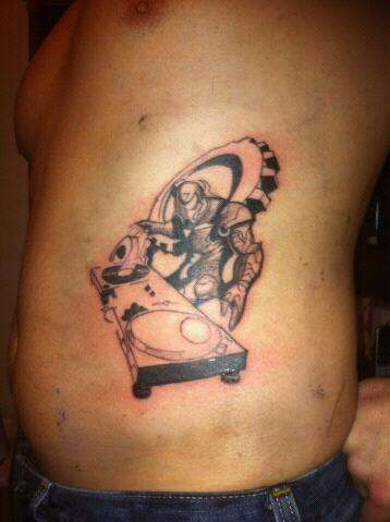 iron man dj unfinish tattoo