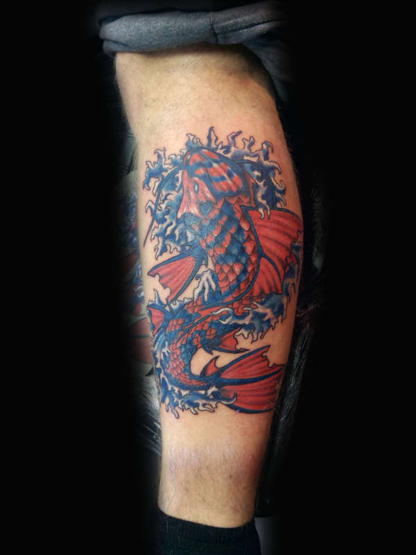 koi carp tattoo