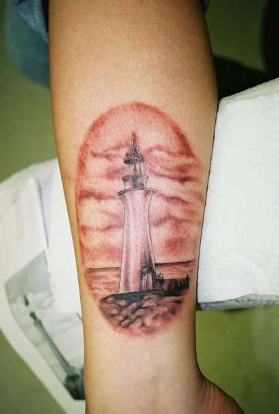 lighthouse tattoo
